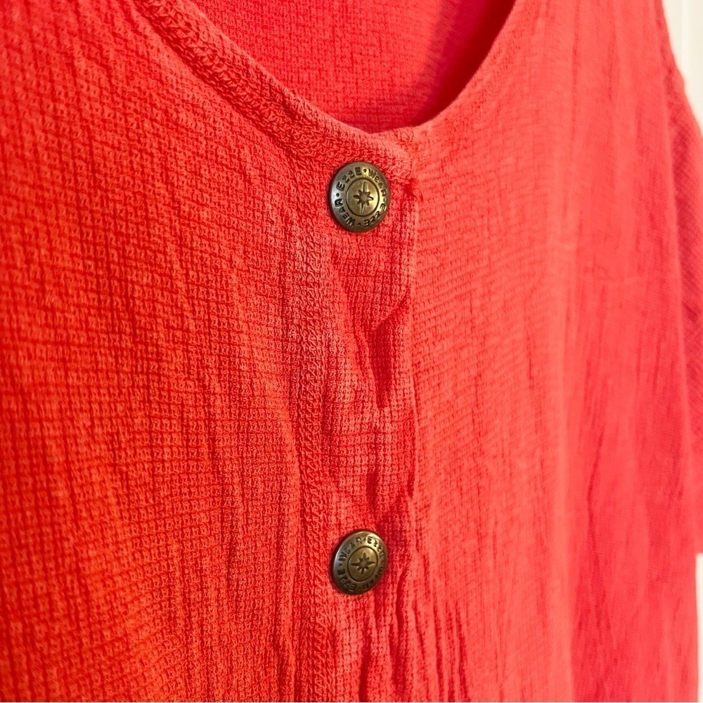 Vintage EzzE Wear Carribean Cotton Resort Collection Coral Maxi Dress. - Picture 4 of 10